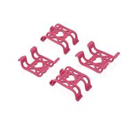 PEUTIER 4uds Clips de Sujeción para Rastreador GPS, Clips Silicona para Rastreador de Perros Accesorios de Repuesto para Rastreador de Actividad y Ubicación Compatibles con Tractive GPS (Rojo Rosa)