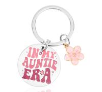 PEUTIER In My Auntie Era Llavero, Ideas para Regalos de Tía de Sobrina Sobrino los Mejores Regalos de Cumpleaños para Tía para Tía