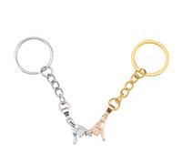 PEUTIER Llavero Pinky Promise para Parejas, Divertido Día San Valentín para Él Ella Llaveros a Juego Regalo para Novio Novia Mejor Amiga Esposa Marido (Oro, Plateado)