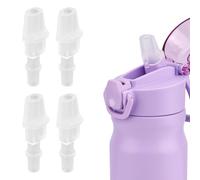 PeUTIER - Lote de 4 puntas de repuesto para BJPKPK Botella de agua aislada, piezas de repuesto de silicona para válvula de mordida de botella de agua compatibles con BJPKPK botellas de agua aisladas