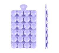 PEUTIER Ventosa para Movil, 1,4cm de Diámetro Adhesivo Soporte de Succión del Teléfono Multiusos Manos Libres Suction Cup Phone Holder para Dispositivos Móviles Cristal Espejo (Morado)