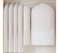 PEVA Bolsas Almacenaje Ropa para Colgar Ropa, 60 cm de Ancho, Una Pieza Fundas Ropa Armario Colgar para Abrigos, Vestidos, Pieles y Camisas, Paquete de 5(60x140cm/23.62x55.12in)