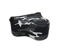 PEVAVFZMMY Bolsa de cámara sin Espejo Suave Pequeño Neopreno Funda Protectora a Prueba de Agua Ajuste for Sony A6100 A6600 A6500 A6300 A6000 Apto for Canon M10 g3 x sx520 Bolsa para cámara(Camouflage