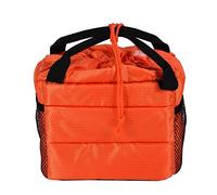 PEVAVFZMMY Bolso de la cámara de partición for complemento Impermeable a Prueba de Golpes for Cubierta Protectora de partición Acolchada Adecuada for SLR Cámaras Bolsa para cámara(Arancione)