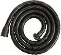 PEVAVFZMMY Cabezal de ducha panel grande 150 mm for recarga, color plateado y negro, boquilla masaje ajustable 3 modos, filtro agua for baño Cabezal de ducha(1.5M Black Hose)