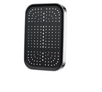 PEVAVFZMMY Cabezal de ducha techo 14 pulgadas for panel grande y gran caudal, supercarga, juego lluvia for 3 modos, accesorio for grifo Cabezal de ducha(Silver-b Top shower)