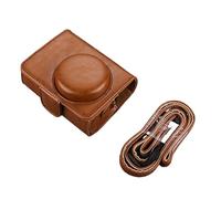 PEVAVFZMMY Caja de la cámara a Prueba de Agua Caja de Cuero Cámara Bolsa Ajuste for Canon SX740 730 720 710 700 620 610 600 275 240 170 160 S90 95 100 110 120 Bolsa para cámara(Marrone)