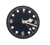 PEVAVFZMMY Dial de reloj de 31 mm + Manos for relojes de relojes de hombre luminoso verde for DG 2813 / DG 3804 Movimientos de la serie Japanese 8215 / 821A Esfera del reloj(Rose gold)