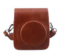 PEVAVFZMMY Estuche for la camara PU Bolso de la cámara de la correa del hombro de cuero CLORURO DE POLIVINILO Caso protector for Fujifilm Fit For Instax Mini 90 Neo Classic Bolsa para cámara(Mini 90 b