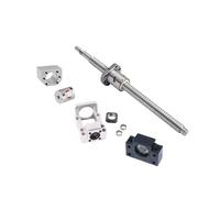 PEVAVFZMMY Juego de husillos bolas SFU1605 RM1605 150 mm a 750 + HM12-57 HM12-60 for Nema23/24 aluminio fundido BF12 + acoplamiento XB25*30 + DSG16H for piezas CNC Husillo de bolas(HM12-60 C5,750mm)