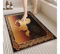 Pevfeciy Alfombrilla de ducha antideslizante de 40 x 60 cm, elegante alfombrilla de baño para ducha interior, PVC, suave, antideslizante, excelente drenaje, fácil de limpiar, de secado rápido para