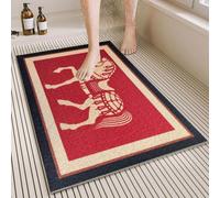 Pevfeciy Alfombrilla de ducha antideslizante de 80 x 80 cm, elegante alfombrilla de baño para ducha interior, PVC, suave, antideslizante, excelente drenaje, fácil de limpiar, de secado rápido para