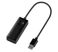 Pevfeciy USB Puerto De Ratón Drive-Libre, con Interruptor ON/Off, Simular El Movimiento del Ratón para Evitar Que El Ordenador En Modo De Suspensión Puerto De Datos Mover Ratón Plug-and-Play,Negro