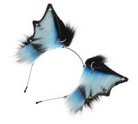 PEVive Diadema artificial con orejas de diablo An1me para mujer, diadema para espectáculo de escenario