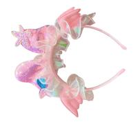 PEVive Diadema brillante para fiesta de cumpleaños, fiesta de cumpleaños para niñas, festival de música, aro para el pelo, para escuela, escenario, fotos, etc