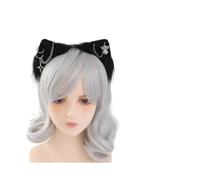 PEVive Diadema de oreja artificial para mujer, juego de rol, anime, diadema de sirvienta, disfraz de fiesta, niña, gótico, tocado C0sp1ay