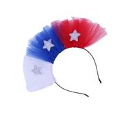 PEVive Diadema del Día de la Independencia para celebración del Día Nacional, diadema de tres colores, para fiestas, carnavales, patrióticos