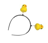 PEVive Diademas de dibujos animados con forma de pato amarillo para mujer, carnaval, fiesta, fotografía, diadema amarilla con forma de pato para lavar la cara
