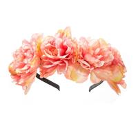 PEVive Diademas florales para novia, diademas de flores para mujer, guirnaldas de pelo, corona de novia, flores para boda