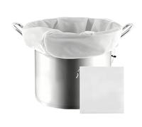 Pevlkawr 40x46cm Filtro De Cocina Reutilizables Bolsa De Filtro De Cerveza De Malla Fina Mallas De Filtrado para Sidra De Frutas, Manzana, Yogurt,Vino, Lúpulo