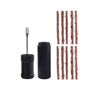 Pevlkawr Kit Reparación Bicicleta, Tubeless Puncture Repair Kit, 1 Herramienta De Reparación Y 10 Piezas De Cinta De Pegamento De Reparación De Neumáticos De 50×2mm