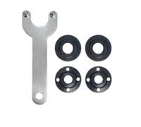 Pevlkawr Llave Amoladora 125mm Universal 5 Piezas Kit Brida Exterior Y Interior De Amoladora Angular Amoladora Angular llave de Brida Tuerca de Sujeción de Amoladoras Angulares Compatible con Amolado