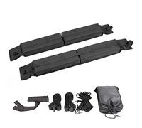 Pewell Barras De Techo De Coche, Bacas Y Portaequipajes Universal para Trabajo Pesado, Suave Y Fácil, Portaequipajes De Tabla De Surf, Rodamiento De Aproximadamente 75 Kg