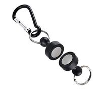 Pewell Llavero magnético de liberación rápida | Ganchos para Llavero con imán de Acero Inoxidable de Alta Resistencia,Ganchos magnéticos ergonómicos para Colgar en Crucero, Garaje, Cocina