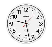 PEWETA Funk-Wanduhr Kunstst.weiB 30cm ACC NUEVO