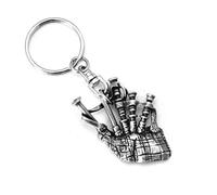 Pewter Keychains Llavero de Peltre Gaita Escocesa con Bolsa de Regalo