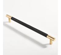 Pexintek Paquete de 10 manijas doradas modernas para gabinete, 192 mm, centros de agujeros centrales, cocina, baño, dormitorio, puerta de muebles de estudio, tiradores vintage con tornillos para