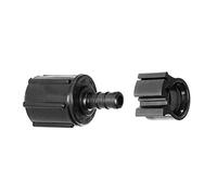 PEXLOCK 30874 SWV Acoplamiento, 3/8" x 1/2" FPT, negro