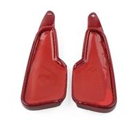 Pexorin 1 par de paletas de extensión for Cambio de Volante de Coche de Fibra de Carbono Real, for Chevrolet, for Corvette C8 2020 2021 2022 Levas de Cambio para Coche(Carbon Fiber Red)