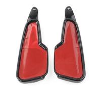 Pexorin 1 par de paletas de extensión for Cambio de Volante de Coche de Fibra de Carbono Real, for Chevrolet, for Corvette C8 2020 2021 2022 Levas de Cambio para Coche(Carbon Fiber Black)