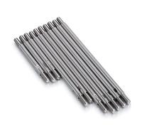 Pexorin 10 Uds varilla de enlace acero inoxidable distancia entre ejes 324mm Kit sin montar 1/10 RC Crawler, for Traxxas, for TRX4 Enlace del brazo de suspensión del coche Rc