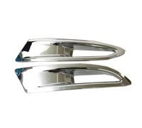 Pexorin 2 piezas, for Mazda, for 3 Axela 2017 2018, ABS cromado, reflector trasero, luz antiniebla, cubierta de lámpara, marco embellecedor, adorno de estilo Cubierta para faros antiniebla