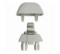 Pexorin ¡2 uds. Gancho de Clip de retención de Soporte de Visera Solar Gris, for VW, Passat, Polo Up!, for Skoda, for Citigo Rapid 2012-2015 Seat MII 6RD857561 6R0857561 Clip Universal para Parasol d