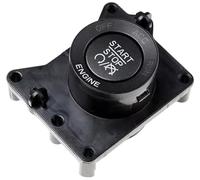 Pexorin Bloqueo de control de encendido del arranc Interruptores de botón coche, interruptor encendido del motor arranque/parada, parte 1VB70DX9AC 6CK47DX9AB, para Jeep, Cherokee 2014-2018