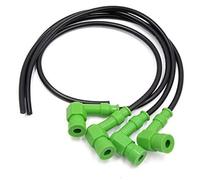 Pexorin Cable de encendido for motor de motocicleta de 90 grados, 4 unidades, color verde Cable de encendido