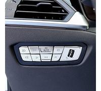 Pexorin Car Styling Volante Botones Decoración Marco Cubiertas Pegatinas Trim, for, Serie 3 G20 G28 2020 Interior Auto Accesorios Adhesivo para Volante