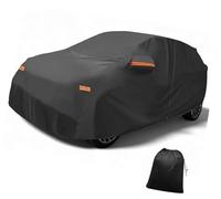 Pexorin Cobertor de estacionamiento de vehículos Cubierta de Coche Impermeable al Aire Libre Sol Lluvia Nieve Granizo protección con Lado Izquierdo, para película Aluminio Cremallera, para