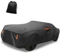 Pexorin Cobertor de estacionamiento de vehículos Cubierta de Coche, para Toyota, para Tacoma Crew Cab Pickup 2005-2021 Película Aluminio(Black for Camaro 2010 2021)