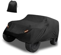 Pexorin Cobertor de estacionamiento de vehículos Cubierta Duradera para Coche, para Jeep, para Wrangler Jk Jl de 4 Puertas(Schwarz)