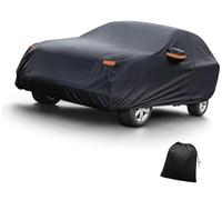 Pexorin Cobertor de estacionamiento de vehículos Funda de Coche, para Dodge, para Ram Crew Cab 210D-PU Exterior Completo para Todo Clima con Puerta, para(Black for Tucson)