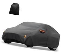 Pexorin Cobertor de estacionamiento de vehículos Funda para Coche, para Tesla Modelo Y 2020-2023 210T poliéster Exterior Impermeable para Todo Tipo de Clima, con Puerta del Conductor, para