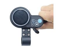 Pexorin Controlador de Motor de patinete eléctrico, controlador Central sin escobillas de 36/48V, interruptor de acelerador LCD, pantalla de batería de kilometraje Pantalla de visualización para patin