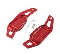Pexorin Extensión de Palanca de Cambios Directa for Volante de Coche, for, A5, S5, SQ5 2016, Accesorios de diseño de Aluminio for Coche Levas de Cambio para Coche(Rot)