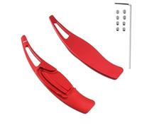 Pexorin For Civic, Tourer FK2, Saloon FB7 CR-V 2013 N-One N-WGN Extensión de Palanca de Cambios for Volante de Coche Pegatinas de Cambio rápido Levas de Cambio para Coche(Rot)