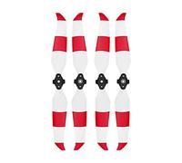 Pexorin Hélices de bajo ruido Hélices de hoja 7238 Hélices de liberación rápida plegables Accesorio de hélice de hoja, for DJI, for Mavic Air 2/Air 2S Hélice para dron(2Pair Red white)