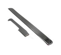 Pexorin Interior del coche, for Golf 6 MK6 2010-2013, consola central, panel de instrumentos, tira de cubierta adhesiva, moldura de fibra de carbono, pegatina protectora. Moldura para tablero(BLACK Lh